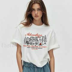 Adventure Graphic Raccoon Meme Vintage T Shirt