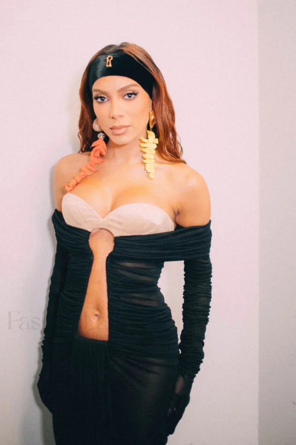 Afanen Bustier Stylish Ruched Mesh Dress