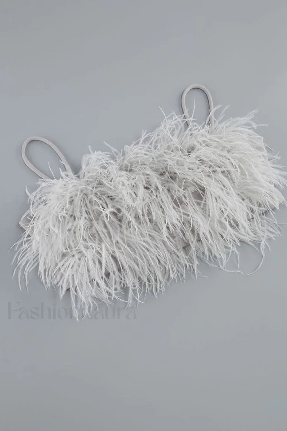 Aleyna Feather Top Charming + Sequin Skirt Set