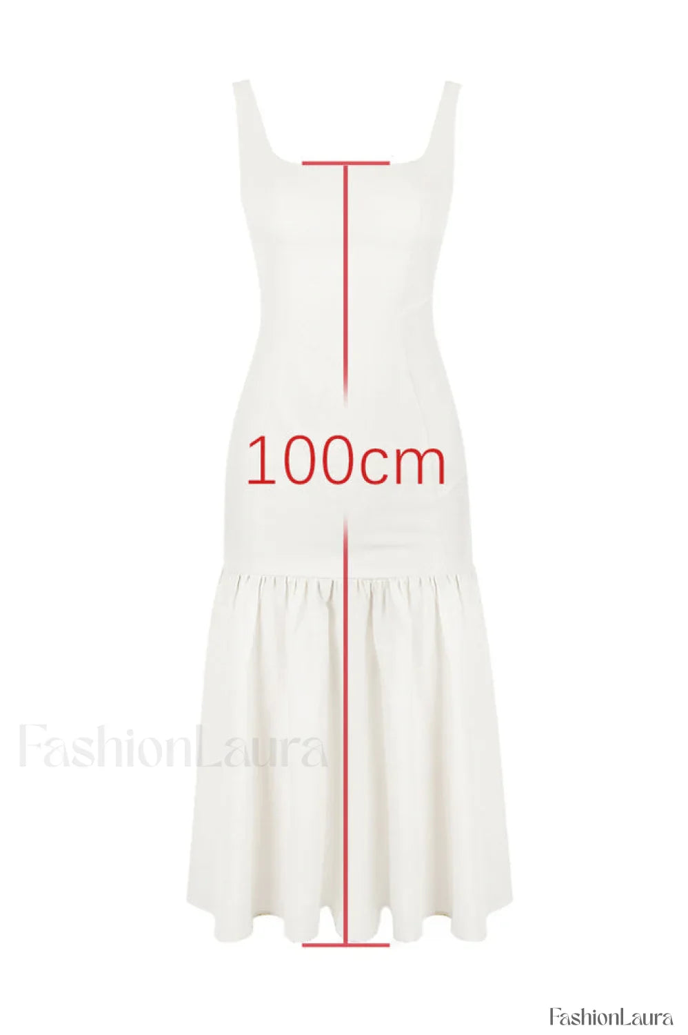 Amore Dropped Stylish Waist Midi Dress