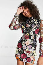 Amy Lynn Stylish Backless Mini Dress S / 2#