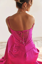 Anabella Black Lace Charming Up Maxi Dress