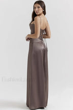 Anabella Black Lace Charming Up Maxi Dress