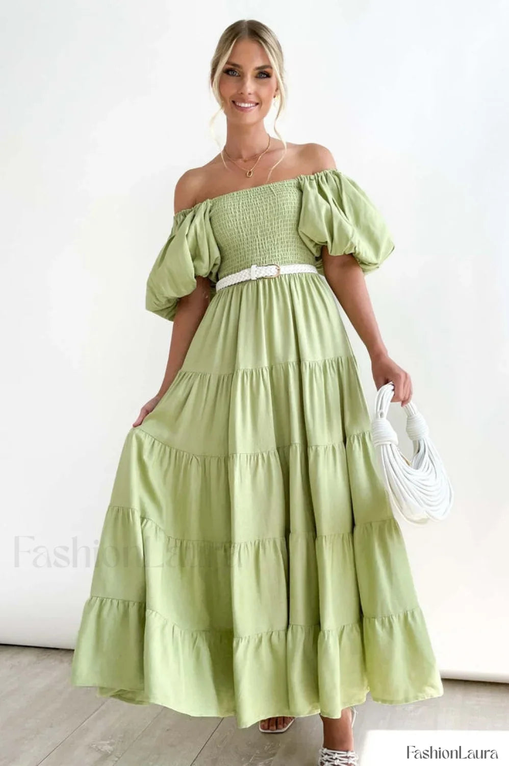 Anne Elegant Tiered Dress