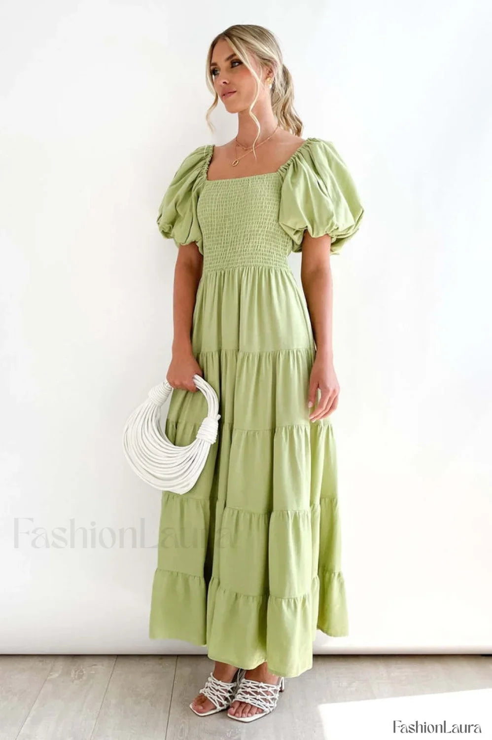 Anne Elegant Tiered Dress