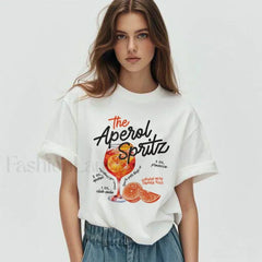 Aperol Spirit Chinese Food Streetwear T Shirt