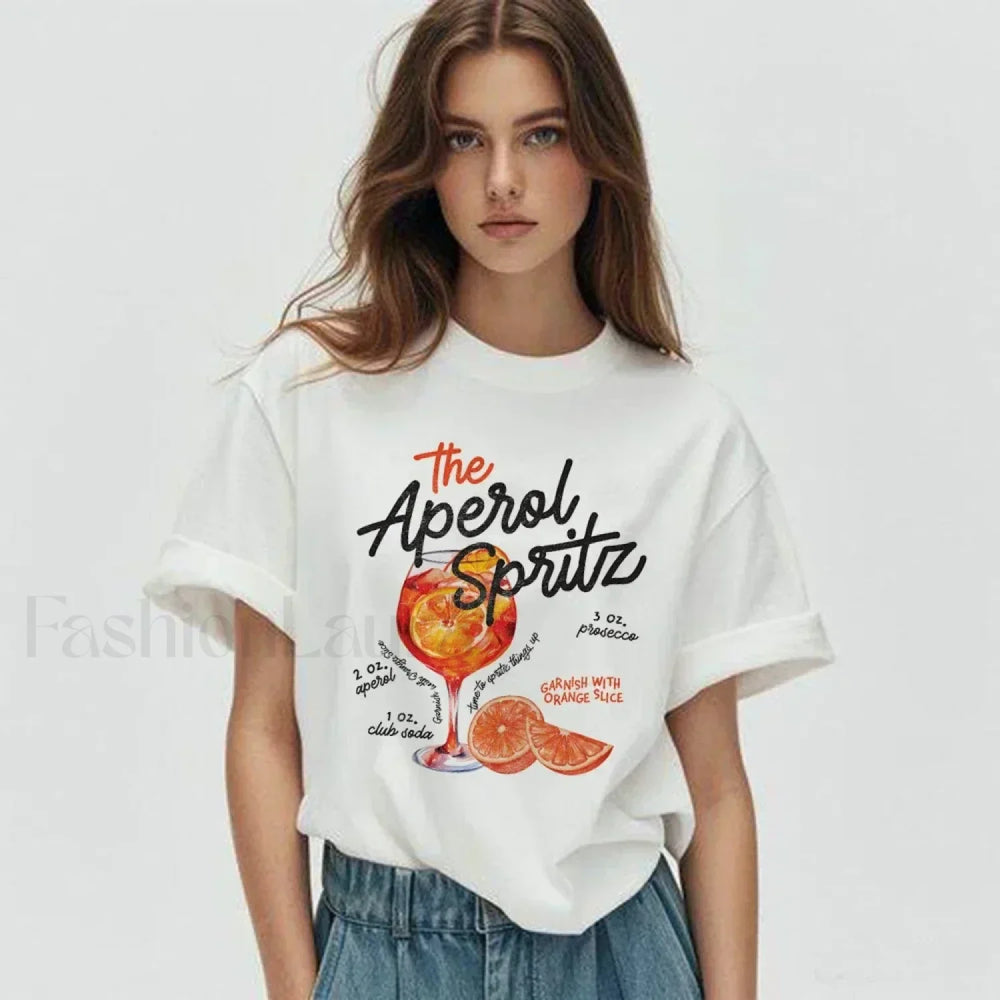 Aperol Spirit Chinese Food Streetwear T Shirt