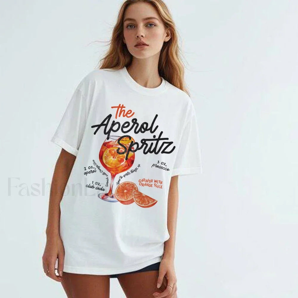 Aperol Spirit Chinese Food Streetwear T Shirt