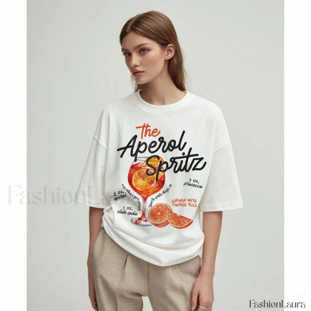 Aperol Spirit Chinese Food Streetwear T Shirt