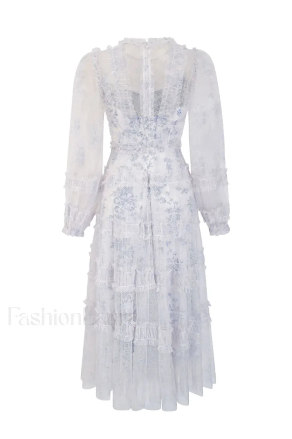 Araceli Long Stylish Sleeve Midi Dress