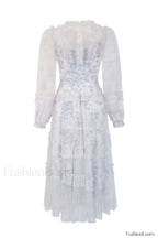 Araceli Long Stylish Sleeve Midi Dress