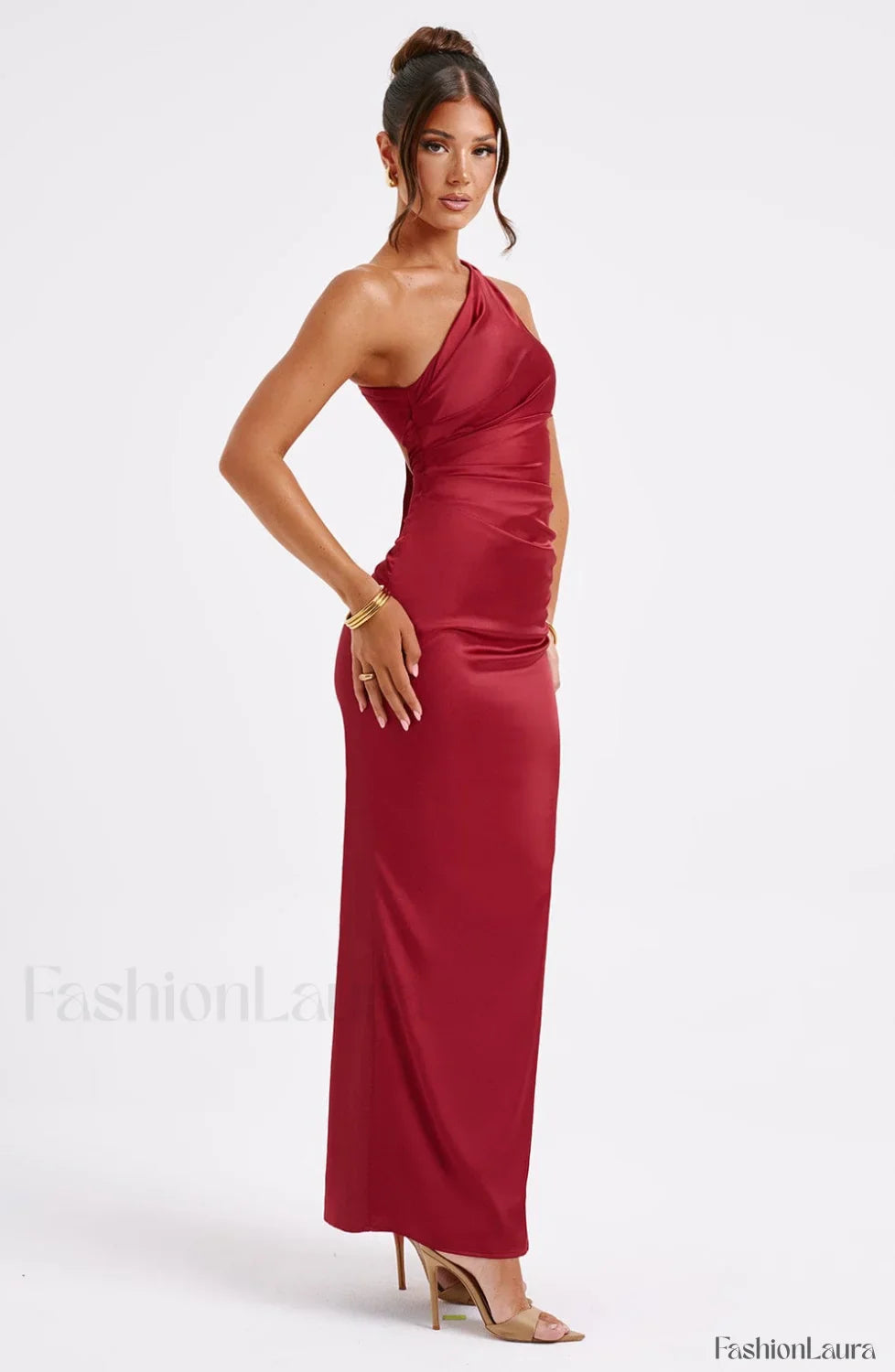 Arizona Maxi Graceful Dress Wine Party Dresses L