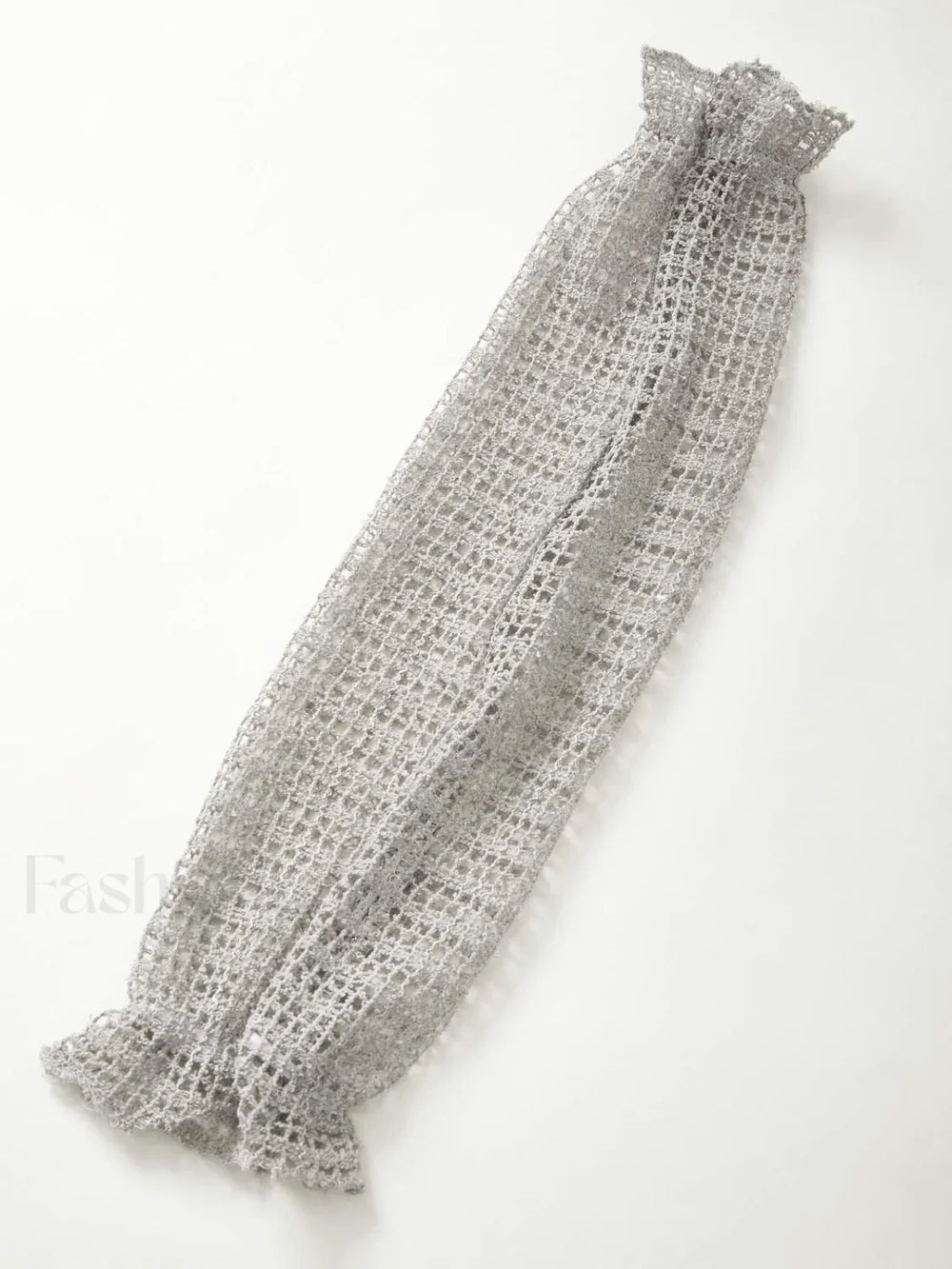 Arm Gloves Hollow Out Star Crochet Knit Mini Dress Mini Dresses