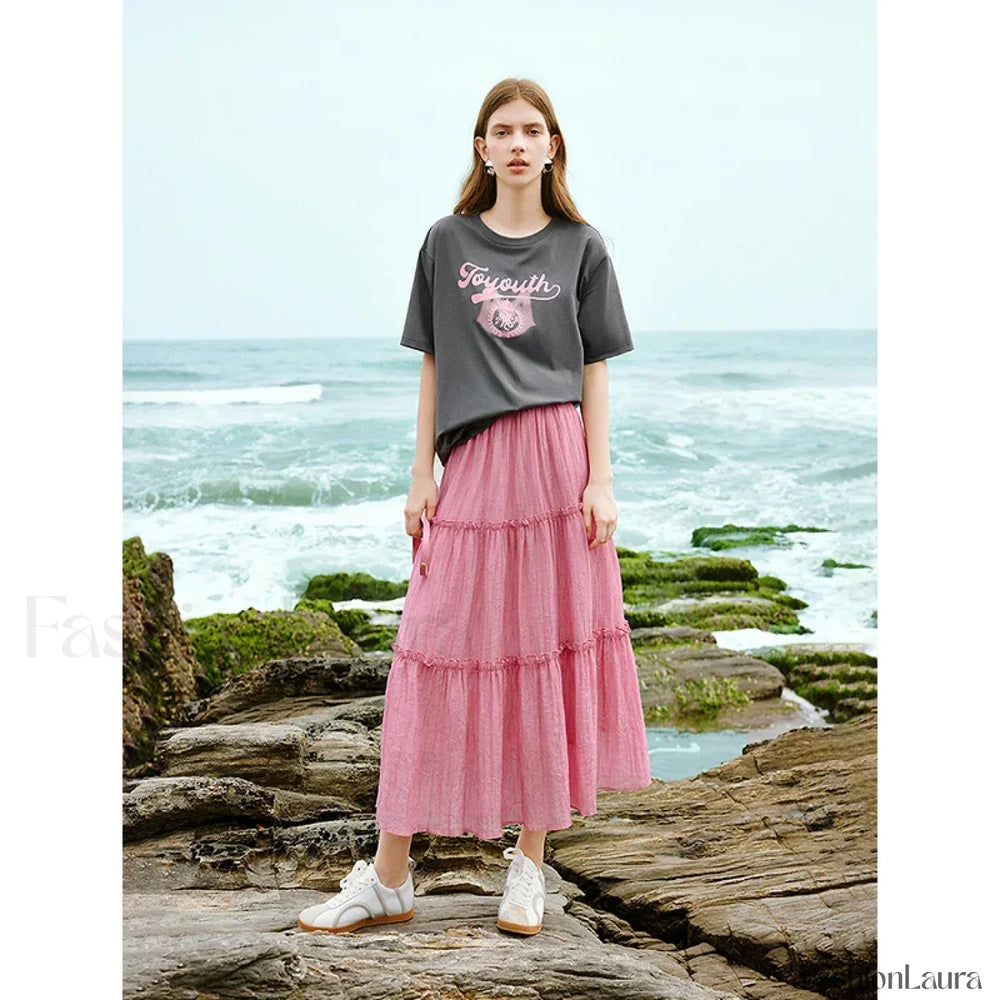 Art Print Loose Antibacterial T Shirt