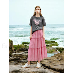 Art Print Loose Antibacterial T Shirt