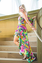 Asfrid Printed Stylish Maxi Dress