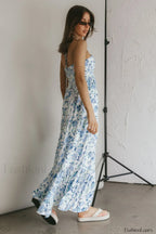 Asiah Halter Stylish Neck Maxi Dress