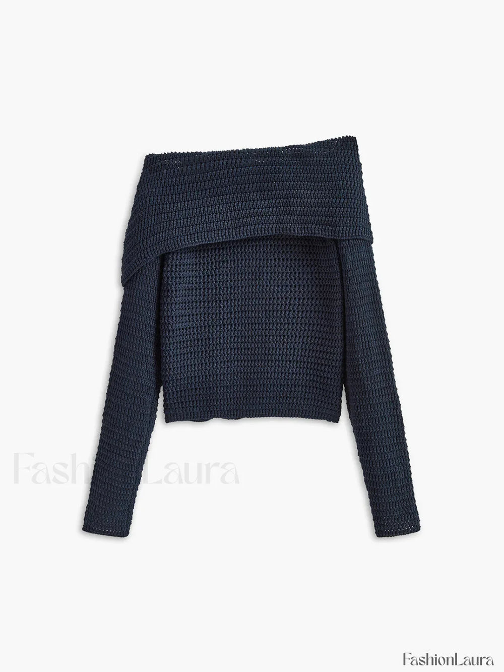 Asymmetrical Breasted Knit Top Knit Tops