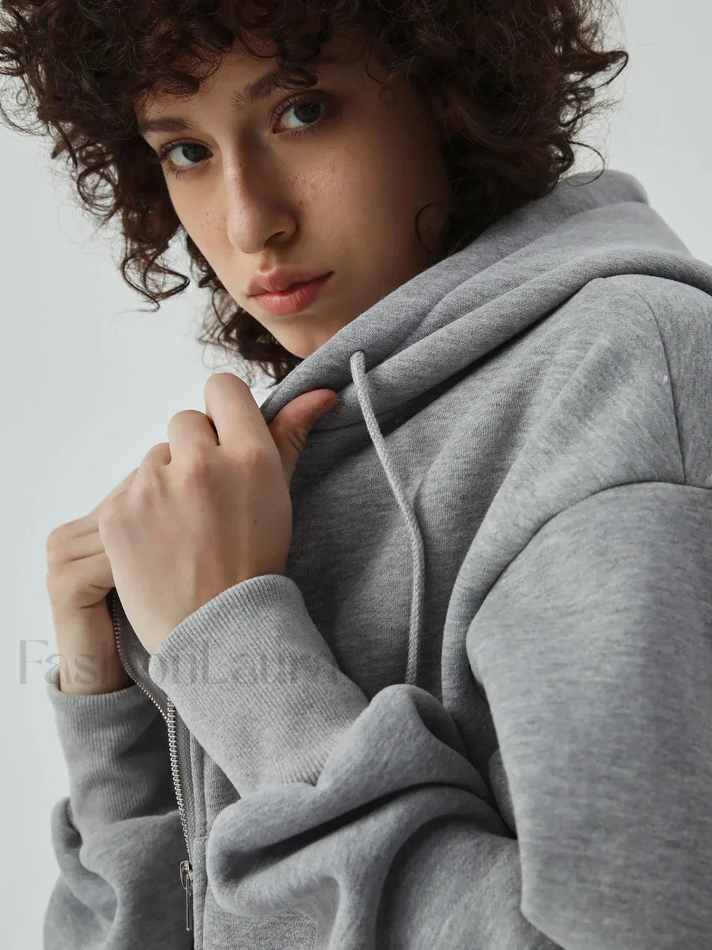 Athleisure Charming Crop Hoodie Sweatshirts & Hoodies L