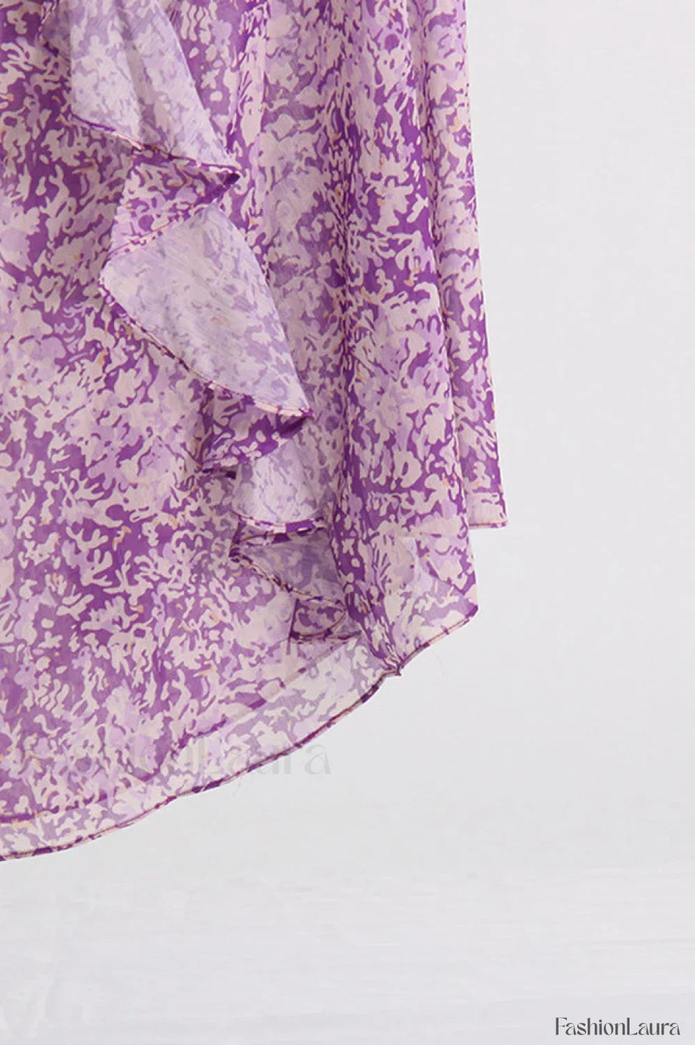 Aurier Round Neck Charming Balloon Sleeve Maxi Dress