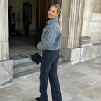 Autumn Winter Cropped Overcoat