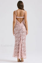 Azzurra Ice Stylish Blue Lace Dress