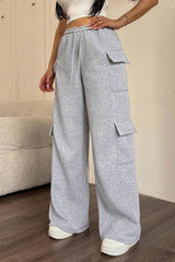 Utility Pocket Slim Fit Knit Pants