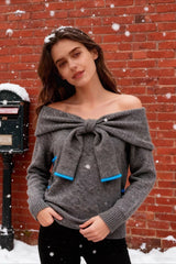 Elegant One Shoulder Fitted Knit Top