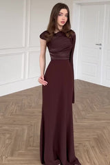 Chiffon One Shoulder Formal Dress