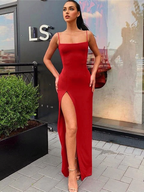 JuliaFashion - Sexy Sleeveless Camisole Clubwear Evening Party Dress