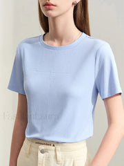 Back Drawstring Hollow T Shirt