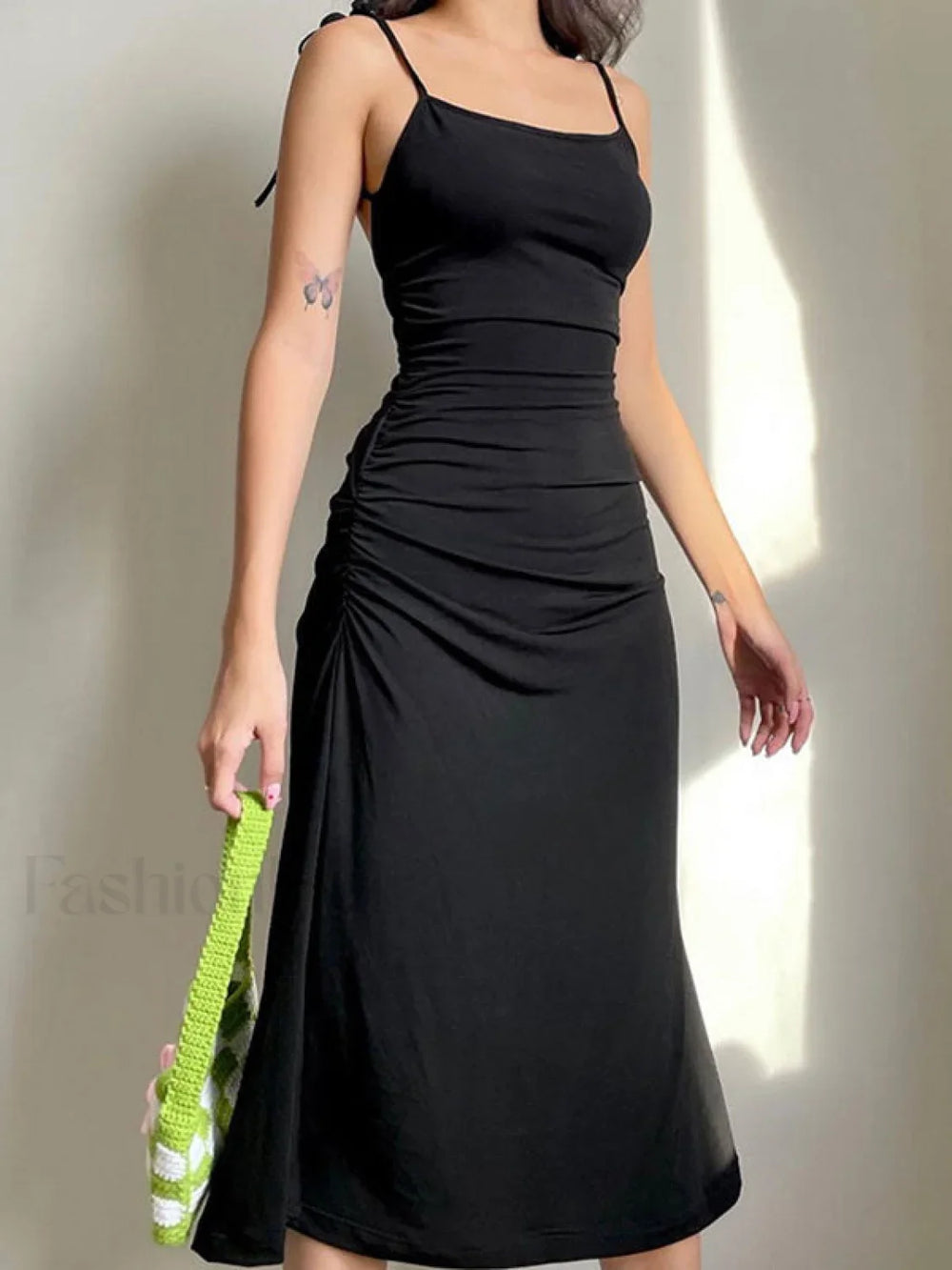 Backless Tie Strap Maxi Dress Maxi Dresses