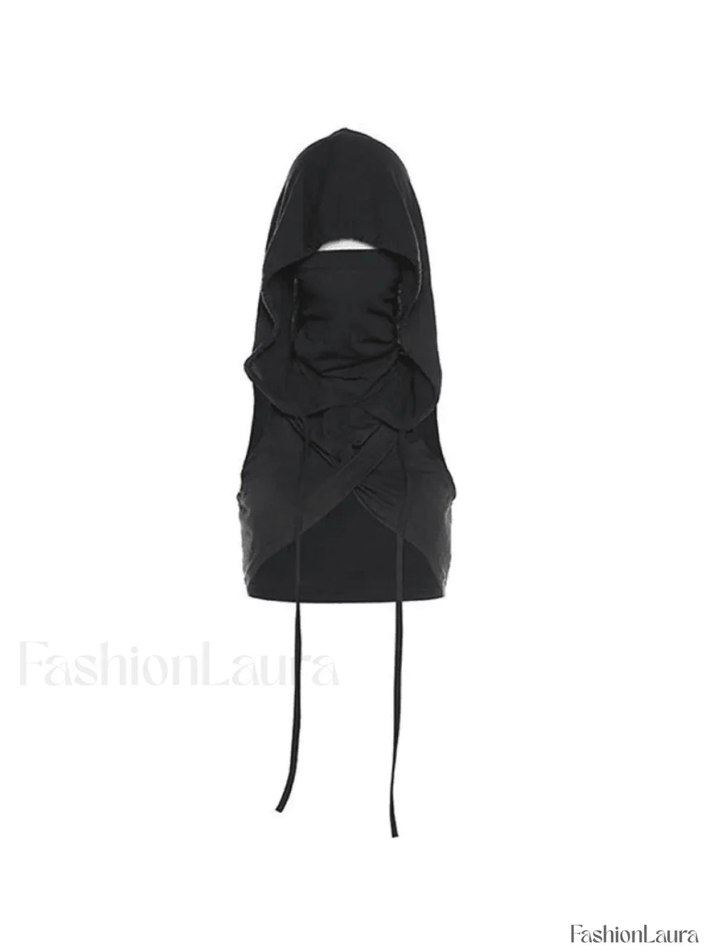 Bandana Design Hooded Cropped Tank Top Tops&Tees