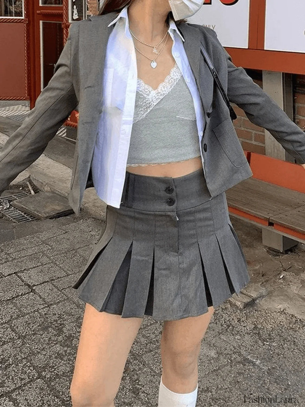 Basic Long Sleeve Button Blouse Shirts