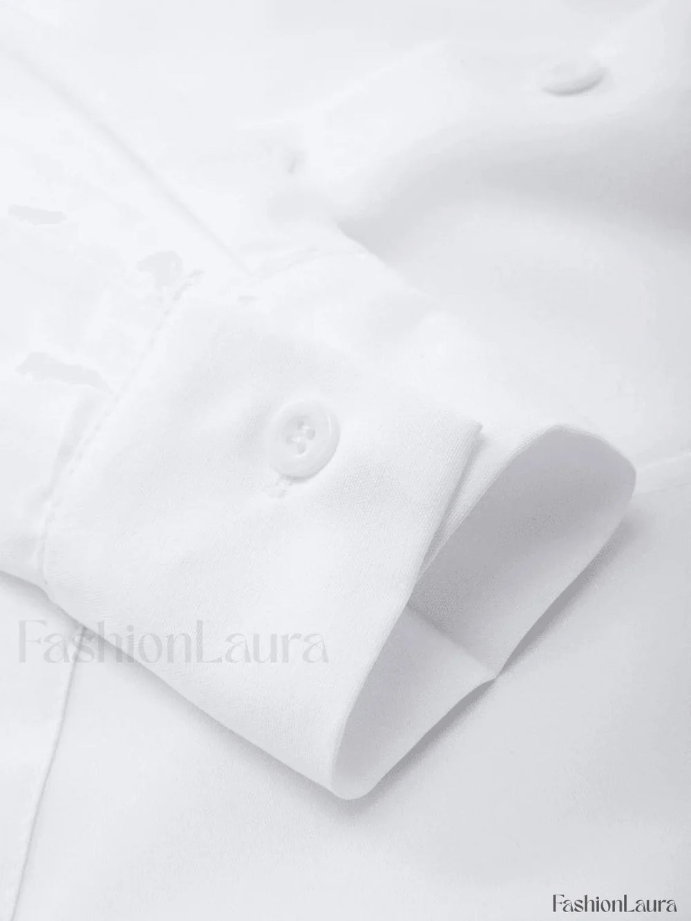 Basic Long Sleeve Button Blouse Shirts