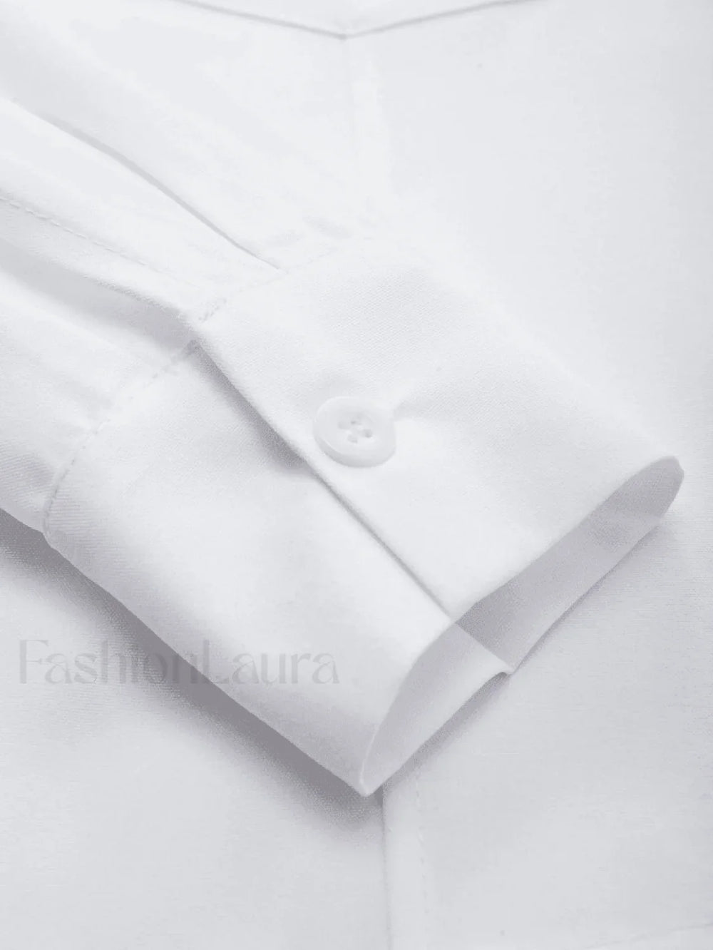 Basic Long Sleeve Button Blouse Shirts