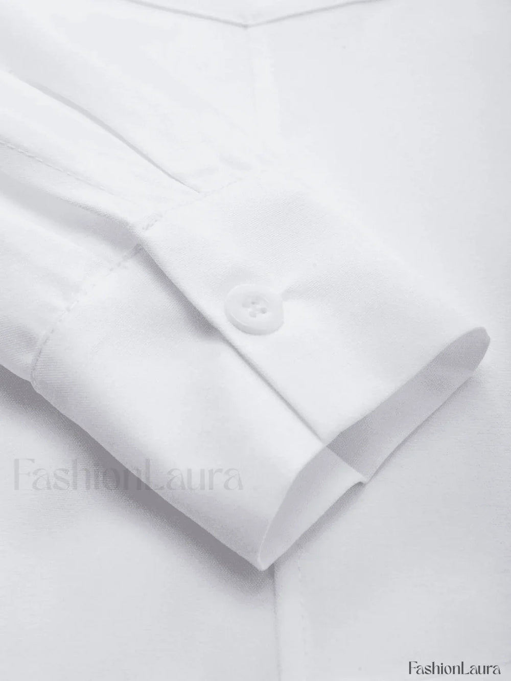 Basic Long Sleeve Button Blouse Shirts