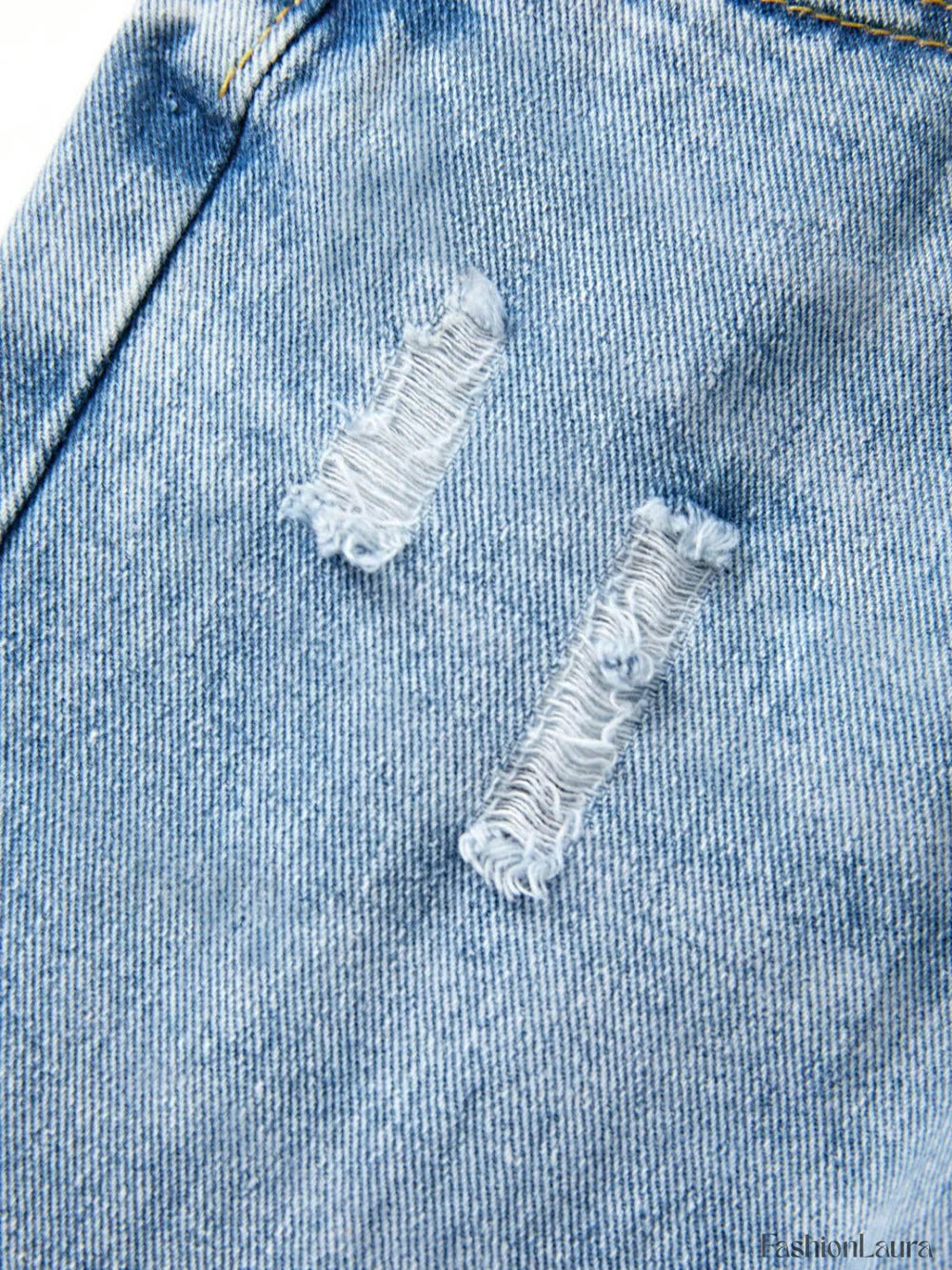 Basic Wash Straight Leg Boyfriend Jeans Boyfriend Jeans