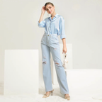 Julia Fashion - Loose Casual Jeans
