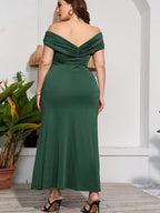 JuliaFashion - 2024 Sexy Off-Shoulder High Waist Prom Midi Dresses