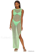 Beach Riot Stylish Holly Dress Free Size / Patina Green