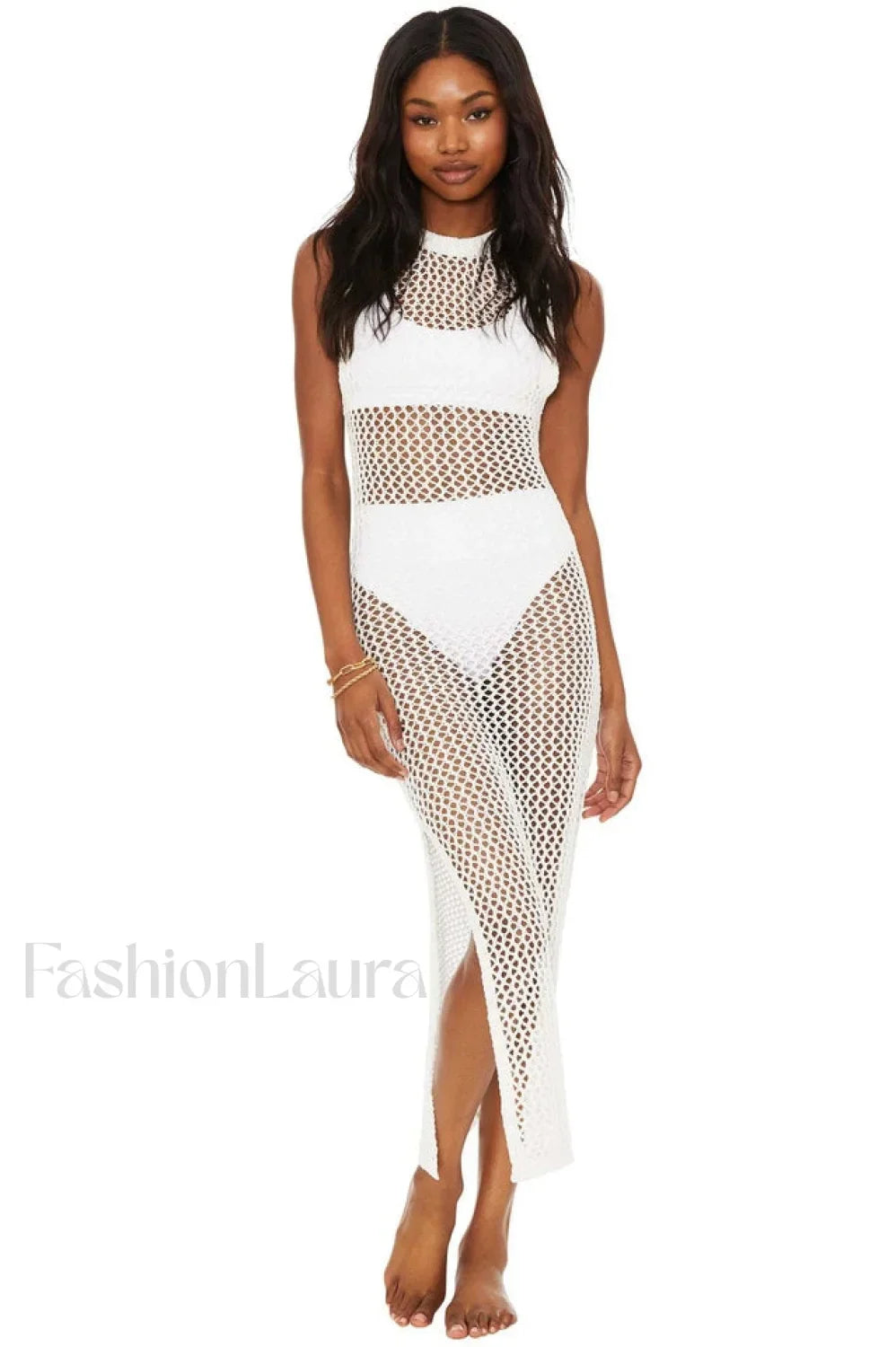 Beach Riot Stylish Holly Dress Free Size / White