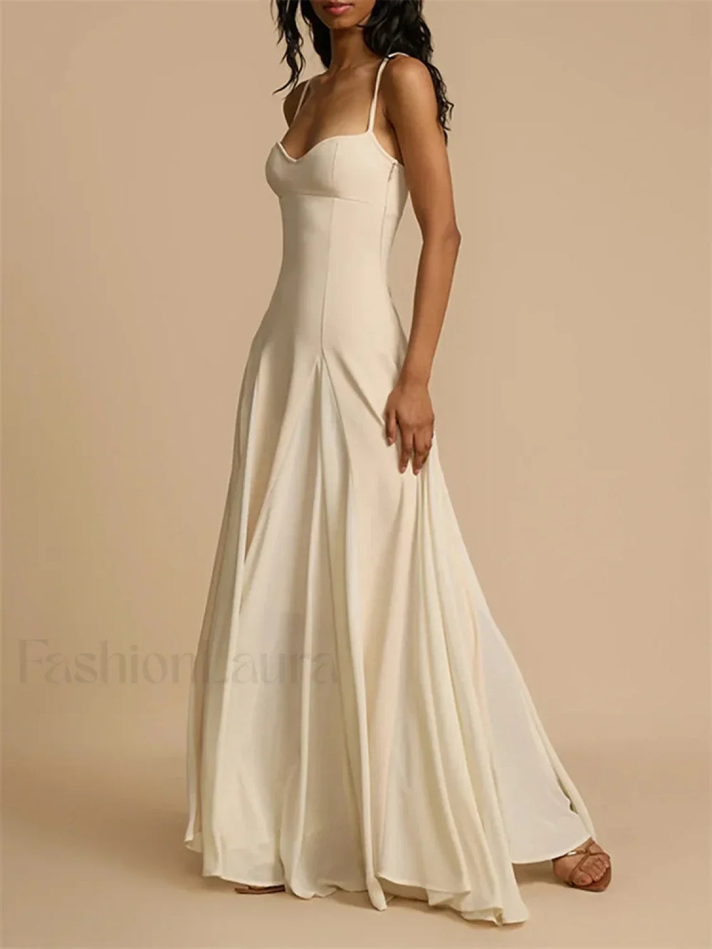 Big Swing Solid Cami Maxi Dress