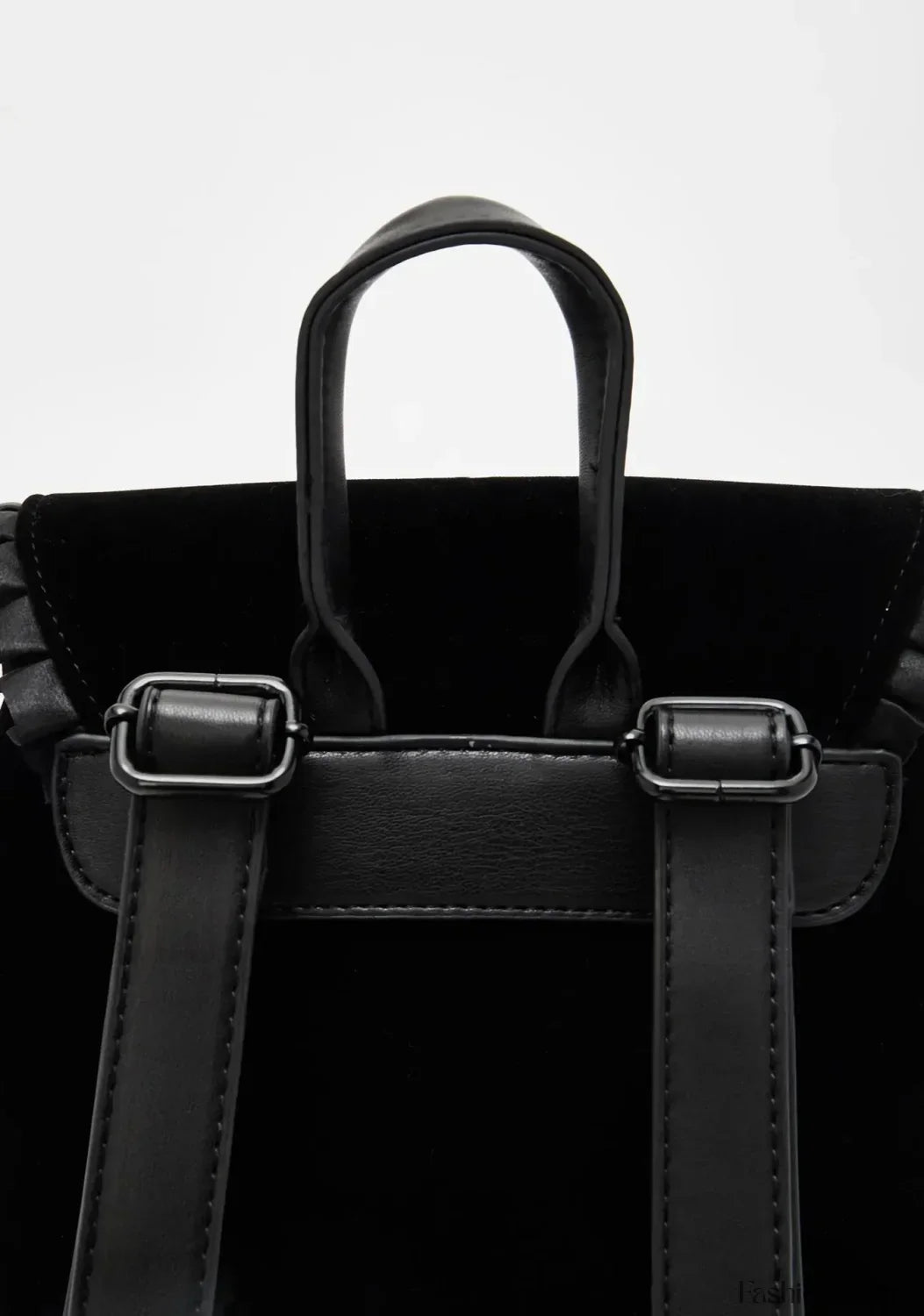 Black Gothic Velvet Witch Harajuku Magic Embroidery Dark Punk Shoulder Bag Black