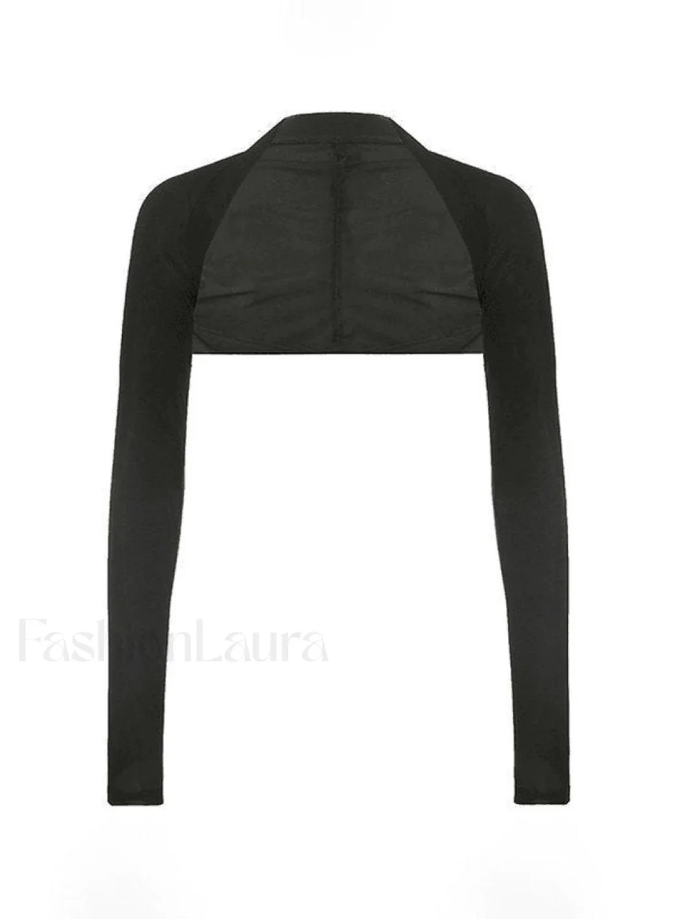 Black Long Sleeve Bolero Shrug Cardigan Sweaters