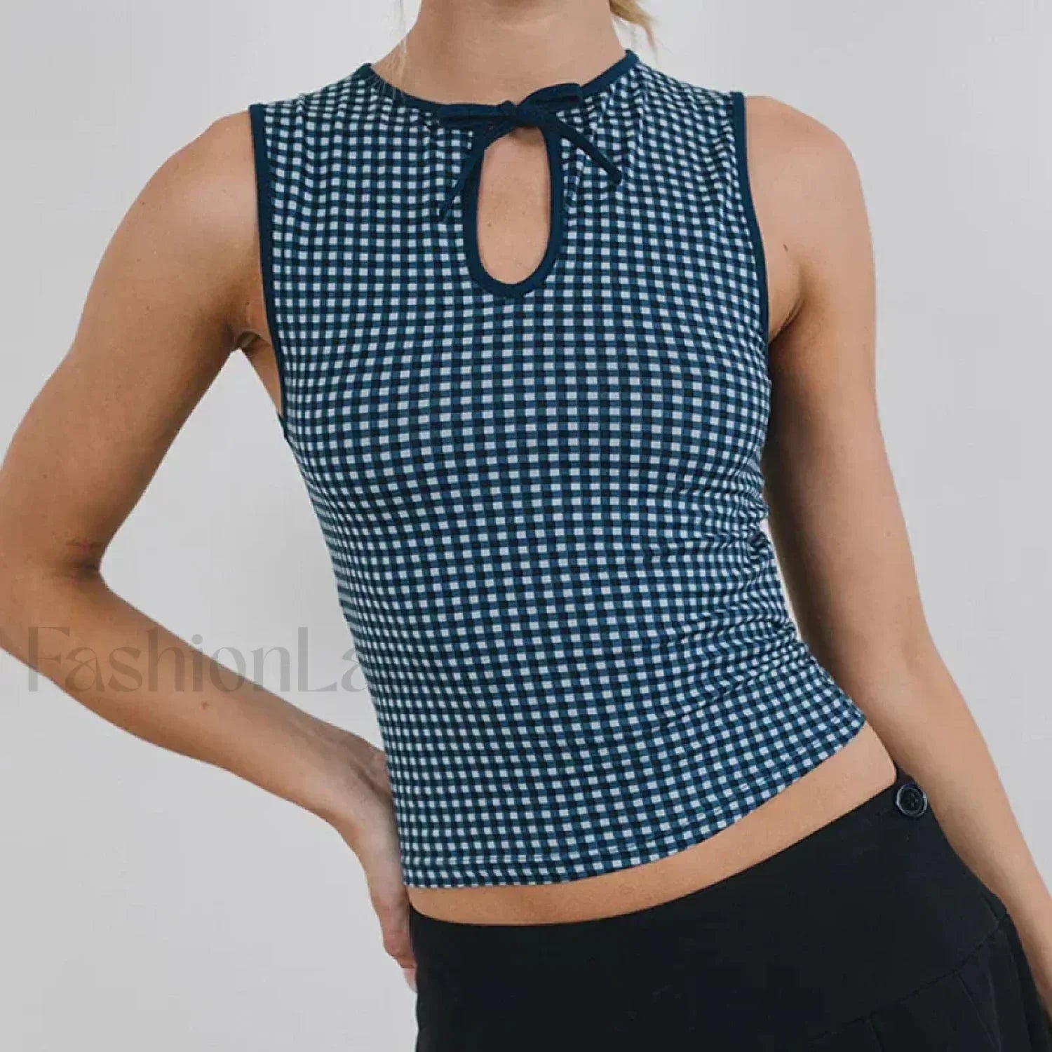 Bodycon Crew Neck Crop Top