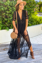 Boho Lace Stylish Maxi Dress