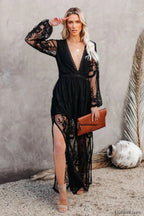 Boho Lace Stylish Maxi Dress