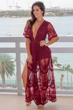 Boho Lace Stylish Maxi Dress