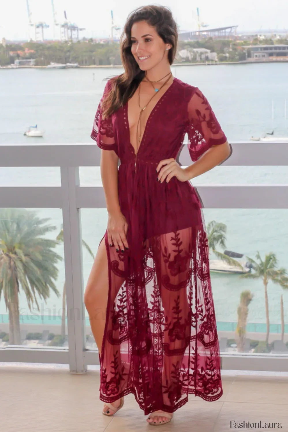 Boho Lace Stylish Maxi Dress